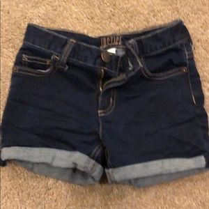 Girl’s justice blue jean shorts